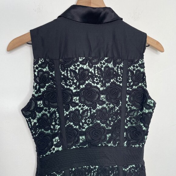 Karen Millen Formal Dress Womens Size‎ 6 Black Cocktail Work Business Modest - Picture 8 of 12